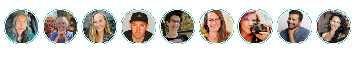 18 contributing authors of Handbook for Human Potential — anthology row 1