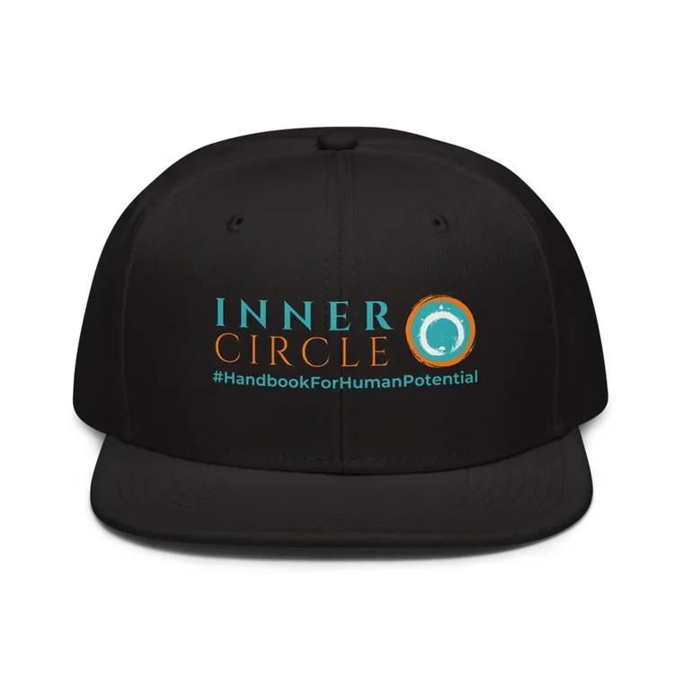 Inner Circle Collection — Handbook for Human Potential merchandise: hooded long-sleeves, hats, and accessories